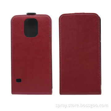 Synthetic leather folio flip open PU cases, accessories for Samsung galaxy s5